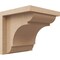 Ekena Millwork 4"W x 4"D x 4"H Wide Bryant Rough Cedar Woodgrain TimberThane Corbel, Primed Tan CORUR04X04X04BRYRCPR - alternate 1